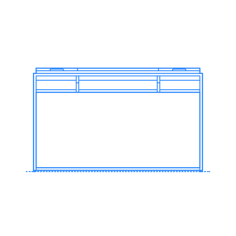 Furniture Desks Oscuro Desk Outline Svg Vector, Free Vectors File